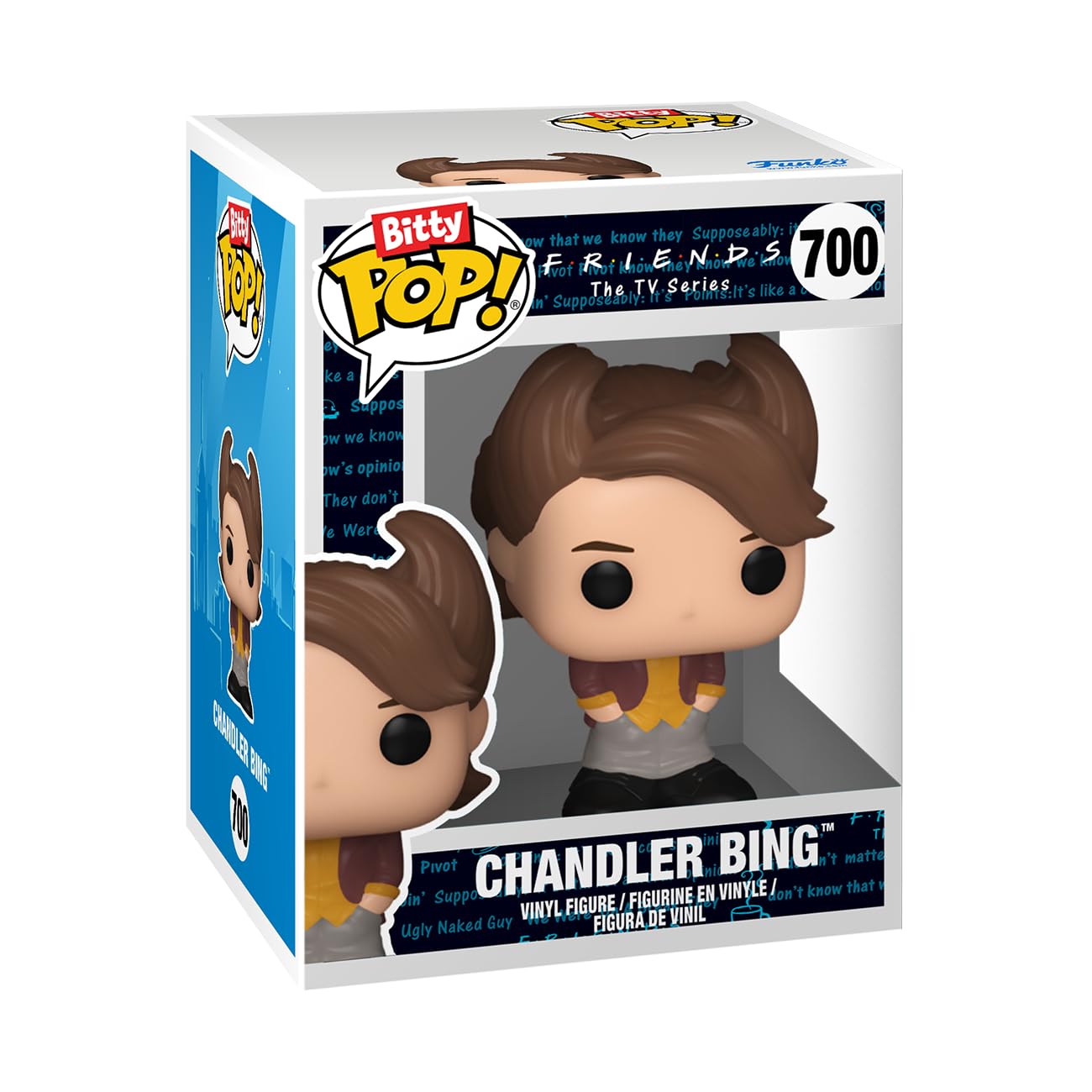 Funko Bitty POP! Friends 80's Rachel 4-Pack Vinyl Collectables, Multicolor, 0.9 Inch - Includes Surprise Mystery Mini Figure and Display Shelf