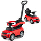 OLAKIDS Push Car for Toddlers  3 in 1 Licensed Landrover Baby Ride on Toy with Parent Control Handle Safe Guardrails  Kids Sliding Walker with Under Seat Storage Horn for Boys Girls (Ruby)