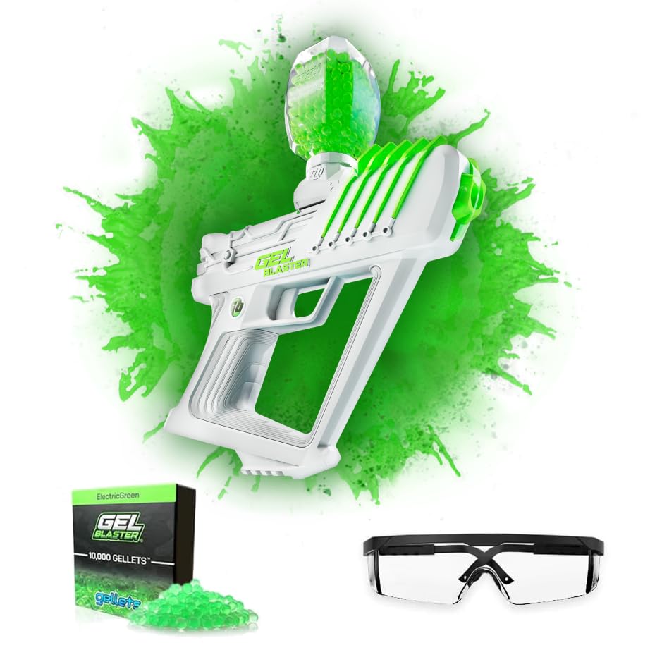 The Original Gel Blaster Surge - Extended 100+ Foot Range - Toy Gel Blasters With Water Based Beads - Semi & Automatic Modes Wit