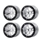 4Pcs 1/10 Rc Alloy 2.2'' Beadlock Wheel Rim For Axial Wraith Rr10 Scx10 Ii Trx4