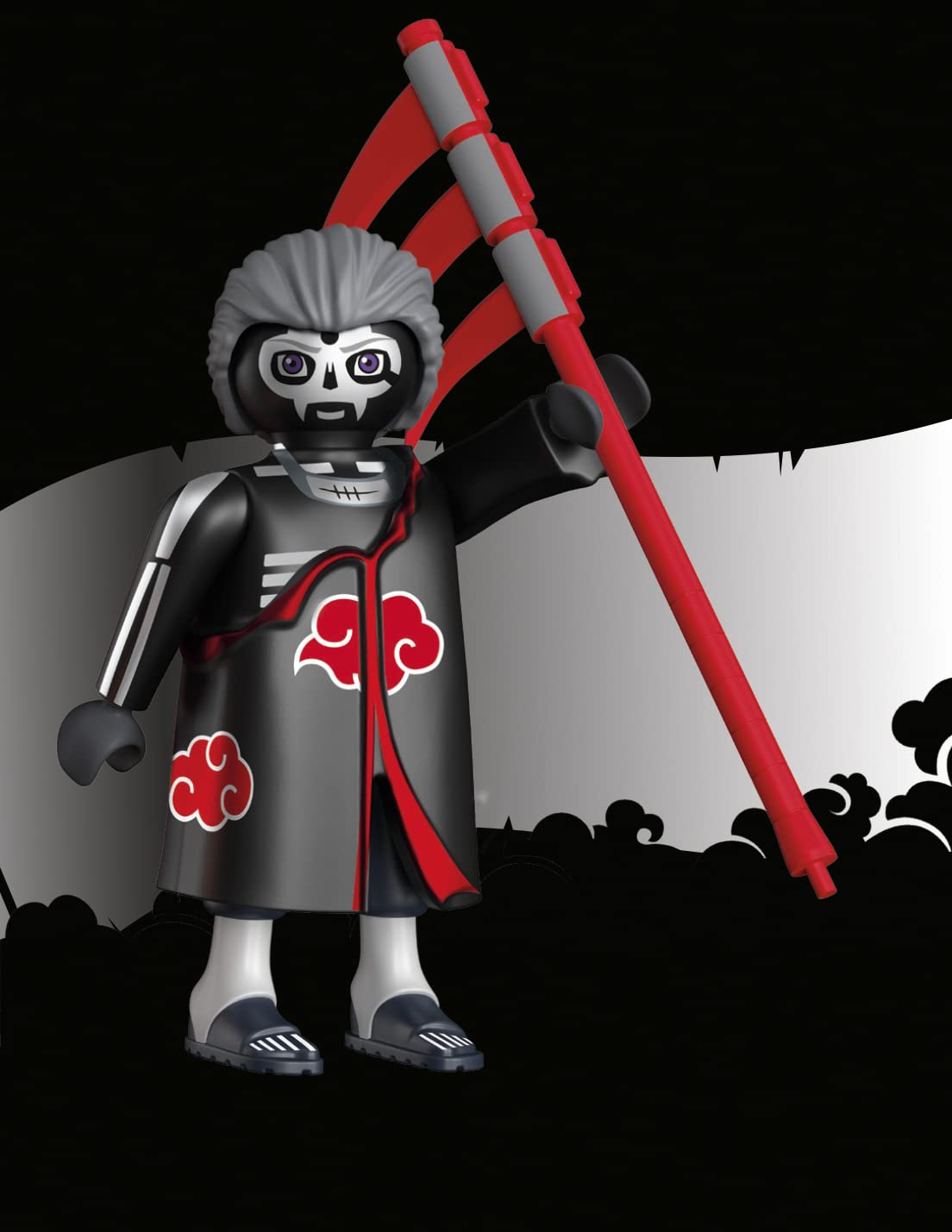 Playmobil Naruto Hidan Action Figure - One Size, Multicolor, Plastic, Model 71106