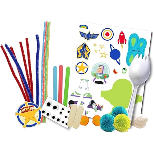 Disney Toy Story 4 Creativity Set, 1pk, Foam/Wood/Paper/Plastic/Fabric, Forky Design