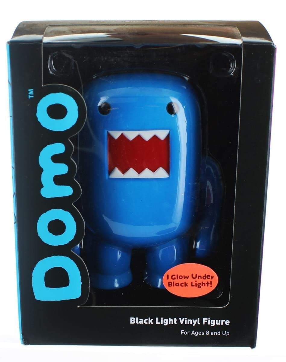 4' Domo Vinyl Figure: Black Light Blue