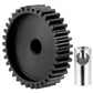 BRKRC Steel 32P 5mm Pinion Gear 25T 26T 28T 29T 30T 31T 32T 33T 34T 35T 36T 37T 38T Motor Gears for 1/10 1/8 RC Car Parts (35T)