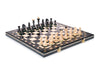 Beautiful Handcrafted Wooden Chess Set with Wooden Board and Handcrafted Chess Pieces - Gift idea Products (16 (40 cm) Black),