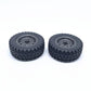 KingVal Replacement 2PC Tire Wheel RC Spare Parts Compatible with JJRC Q117-C RC Car