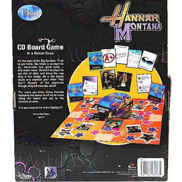 Cardinal Industries Hannah Montana Cd Board Game In Guitar Shape Portfolio