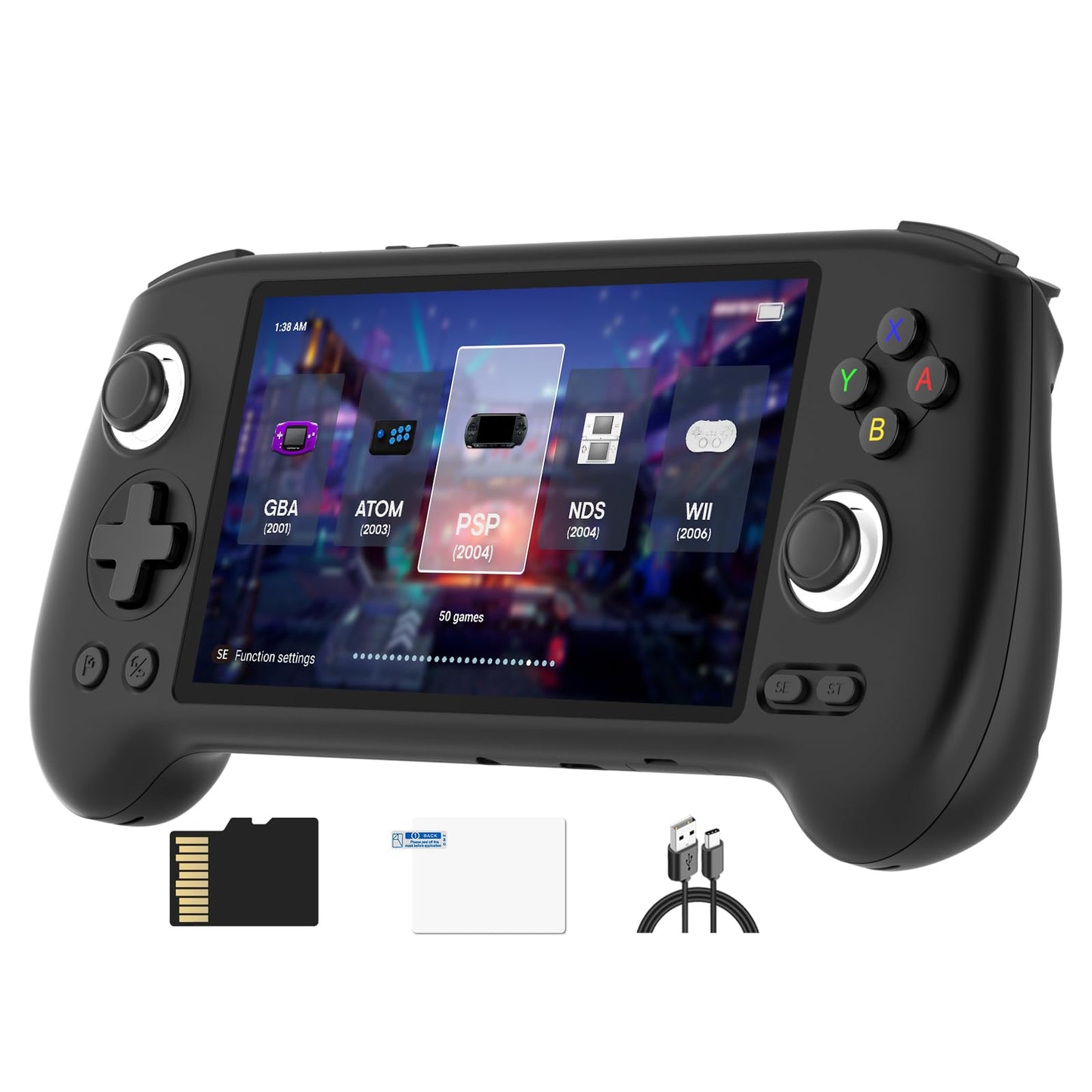 Doriteney Rg556 Handheld Game Console 5.48-Inch Amoled Screen Android 13 Os Game Player 1080 * 1920 Resolution 8Gb Lpddr4X Built