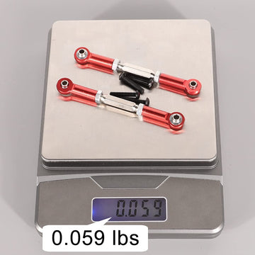 WEISHUJI Aluminum Turnbuckles and Camber Links with Rod Ends,Adjustable Aluminum Steering Linkage Servo Link Pull Rod Turnbuckle