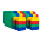Biggoblocks Big Blocks For Kids Ages 4-8 - Indoor & Outdoor Blocks For Kids Games - Large Building Blocks (192 Pc) Jumbo Set