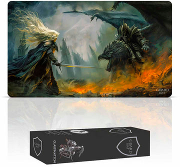 GuardMat - I Am No Man (Stitched) - MTG Playmat - Compatible with Magic The Gathering Playmat - Play MTG, YuGiOh, LOTR Lord of T