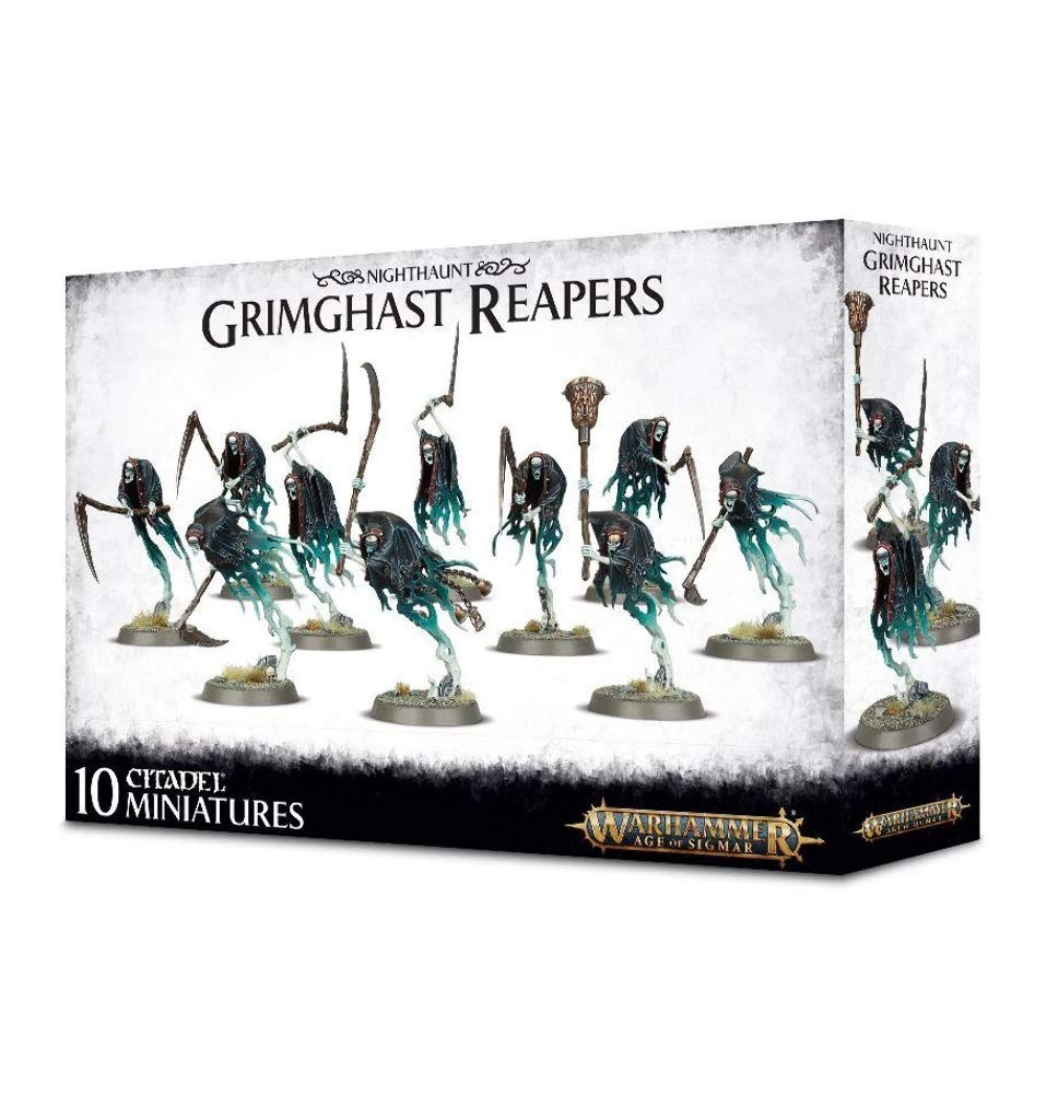 Warhammer Age of Sigmar Grimghast Reapers Model 91-26 - Multicolor Nighthaunt Miniature