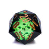 Cusdie Large D20 Dice 55Mm With Sharp Edges, D&D 20 Sided Dice, Handmade Dnd Giant D20 For Dungeons And Dragons Rpg, Table Games