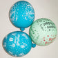 30 Pcs Blue Lake Birthday Balloons With Birthday Party Pattern Children'S Birthday Balloons Decoration Suitable For Girls Boy Bi