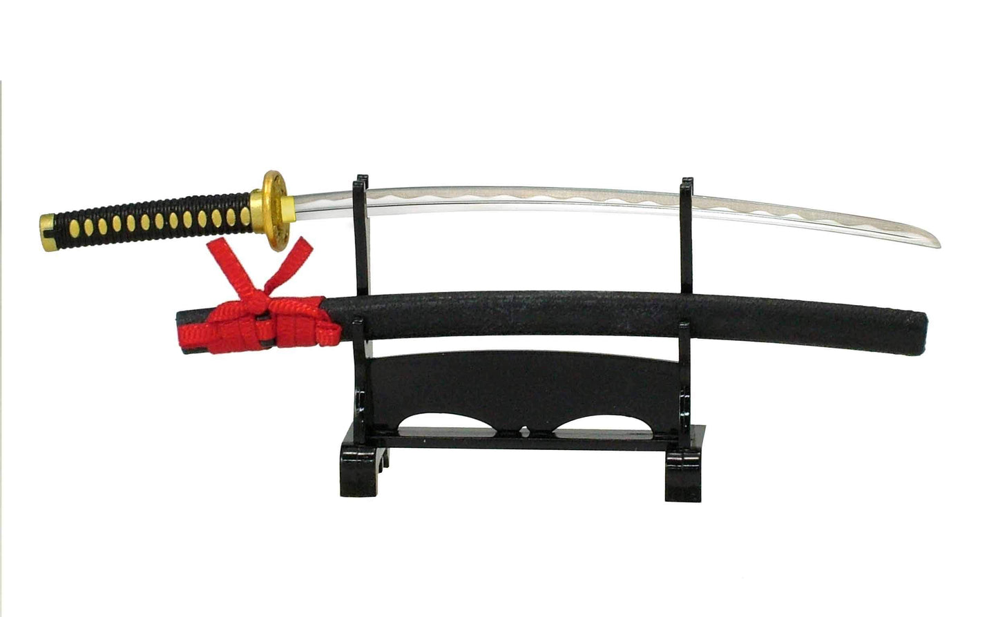 MEISTER JAPAN Samurai Figure - Imagawa Yoshimoto Armor, 1/10 Scale, Red Plastic, Model Samurai-A7, Perfect for Home or Office Decor