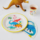 Talking Tables Dinosaur Paper Plate 23Cm 8Pk, Mixed colors