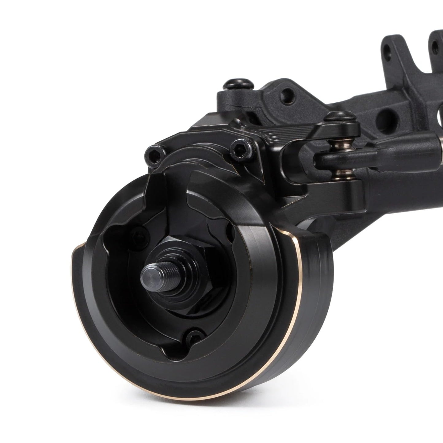 CobraCrawler Brass Portal Rear Cover Weights for 1/10 RC Crawler - Front Axle, Model B88489, Small Size, Lower COG