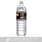 Race Car Birthday Party Water Bottle Labels, Lets Go Racing Racecar Stickers for Water Bottles - 24 Count