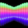 Lifbetter Light Up Glow Sticks Bulk, Led Foam Sticks In The Dark With 3 Modes Flashing Led Foam Multicolor Batons Light Up Party