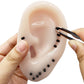 Funnysquee Novelty Popping Pimples Blackhead Toy Ears Shaped Pimple Popping Decompression Acne Blackhead Fan Remover Fun Toy(Upgraded Tweezers)