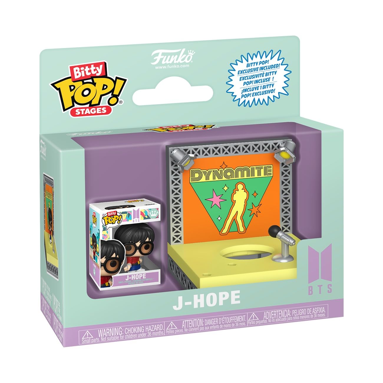 Funko Pop! Bitty Stages: BTS - Dynamite - J-Hope - Collectable Vinyl Figure - Gift Idea - Official Merchandise - Toys for Kids &