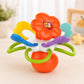Jollyora Cartoon Flower Baby Rattle Teether Toy, Montessori Inspired Sensory Activity Toy For Newborns And Infants  Pack Of 1 (