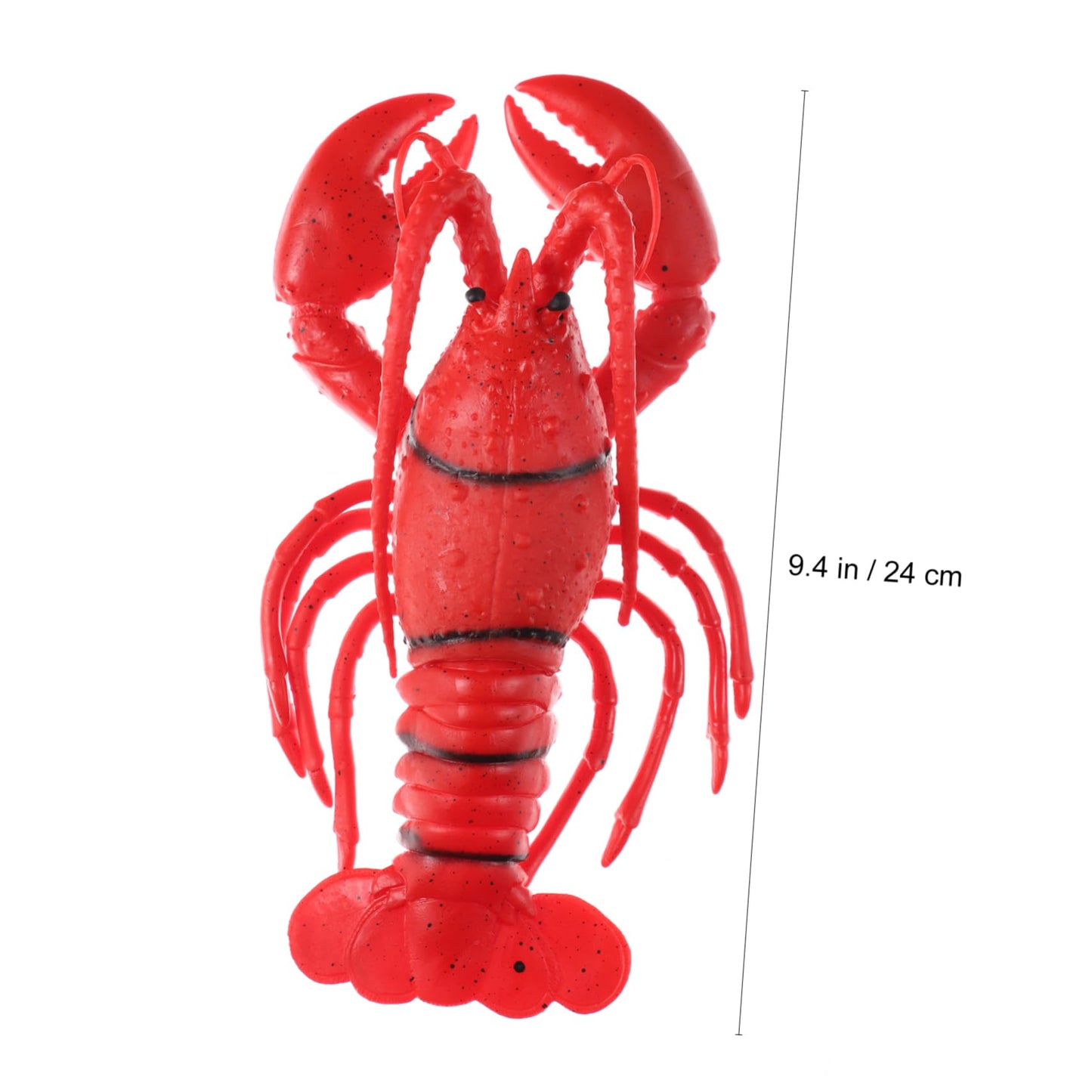 Lobster Shape Rubber Model Toy Simulation Soft Seafood Model Toy Pinch Children'S Toys For Kids Birthday Party Decoration Plasti