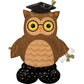 44 Inch Airloonz Grad Wise Owl Air-Fill Balloon