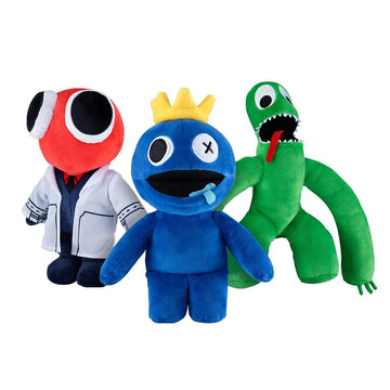 Rainbow Friends - Collectible Plushies Complete Set (Three 8'' Plushies, Series 1)
