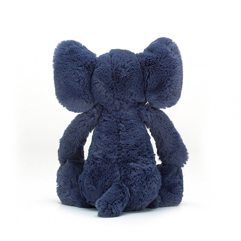 Jellycat Bashful Blue Elephant Stuffed Animal  Medium 12 inches - Elephant Plush Toy - Classic Children's Gift