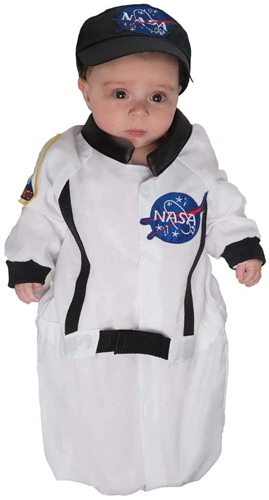 Underwraps Kid'S Baby'S Lil Astronaut Bunting Costume Childrens Costume, White, Infant
