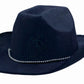 Amscan Velour Cowboy Hat, Party Accessory, Black