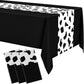Remagr 54 x 108 Inch Cow Print Tablecloth Party Decor Western Table Runner Cowboy Cowgirl Plastic Rustic Disco Table Cover Highl