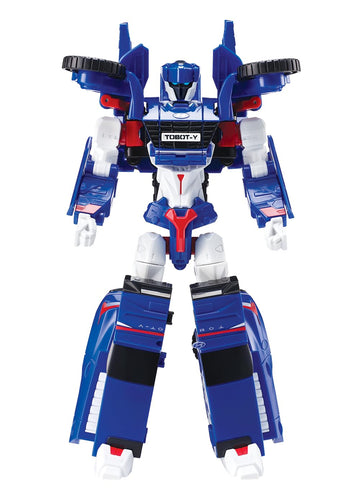 New Tobot, Tobot Y, Youngtoys Transforming Collectible Vehicle To Robot, Heroes Animation Character Toys For Kids 3 And Up Trans