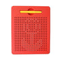 Magnetic Drawing Board for Kids, Erasable Doodle Pad with Stylus Pen (Red)