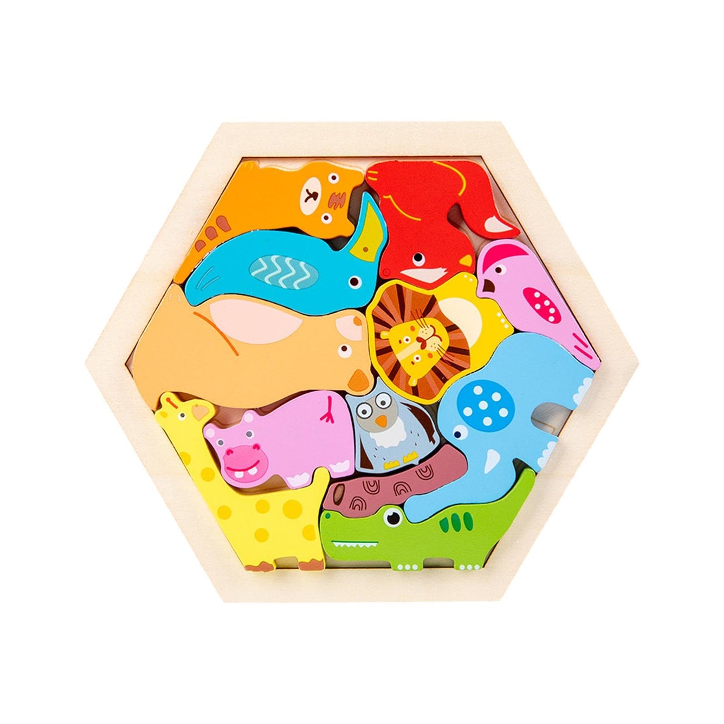 Bnf Wooden Infant Puzzles Cute For Kids Beginner Preschool Educational Activity Patternbaby | Toys For Baby | Developmental Baby