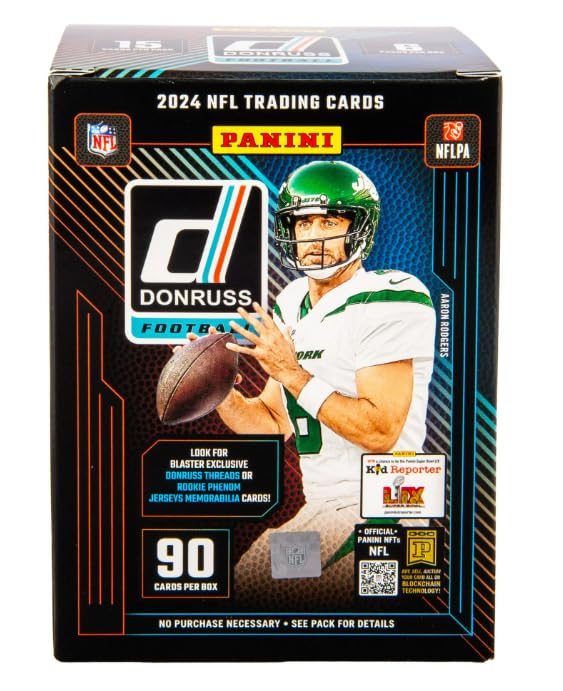 2024 Panini Donruss Football Trading Cards Blaster Box (90 Cards) (Downtown)