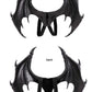 Tmco Halloween Children Dragon Wings Costume Cosplay Suitable For Kids (Black)