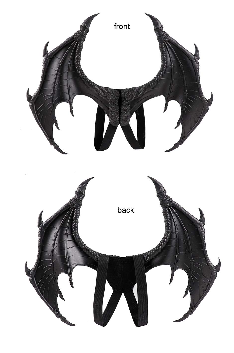Tmco Halloween Children Dragon Wings Costume Cosplay Suitable For Kids (Black)