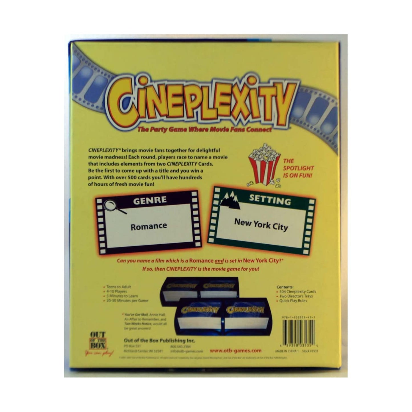 Cineplexity Game