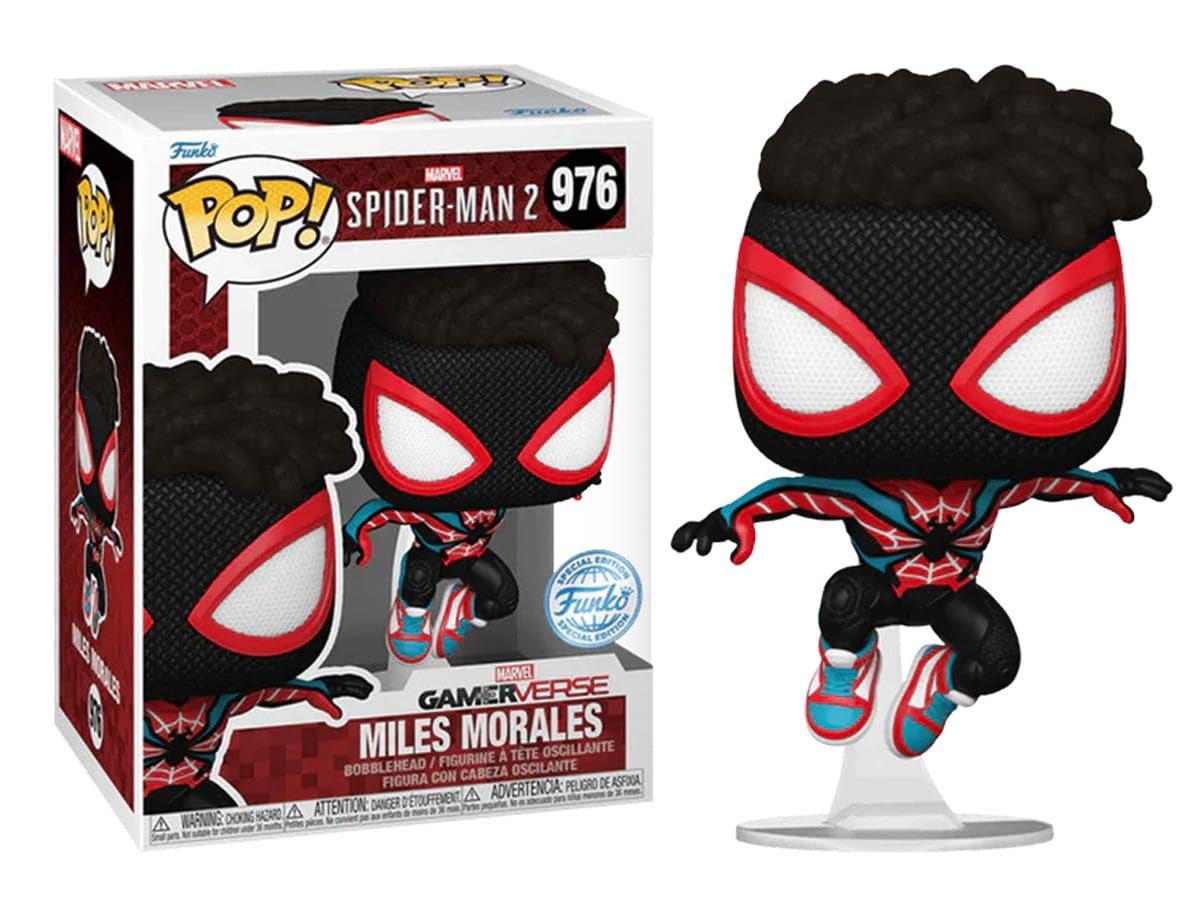 Funko Pop! Marvel: Spider-Man 2 - Miles Morales(Evolved Suit)(Exc), Collectable Vinyl Figure - 78507, Standard