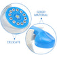 UPKOCH Retro Phone Toy - Classical Pretend Play Telephone with Interactive Dial for Kids 3+ | Blue Plastic Role Play Prop for Pr