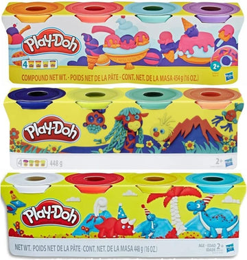 Play Doh Compound Bundle – Classic Colors 4 Pack + Wild Colors 4 Pack + Sweet Colors 4 Pack