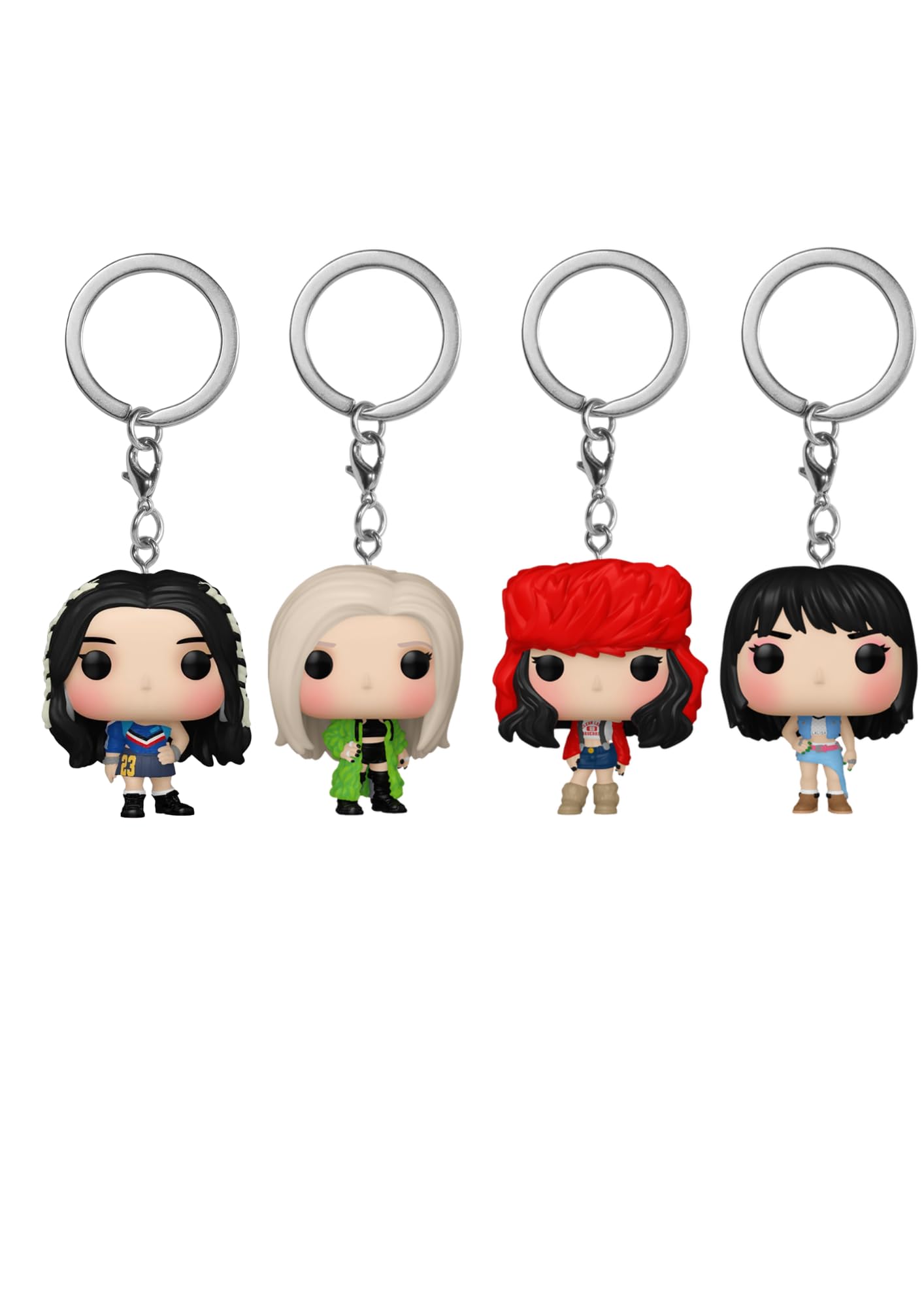 Funko Pop! Keychain: Blackpink Bundle Includes Lisa, Jennie, Jisoo And Ros