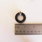 Aorvoras Dollhouse Miniature Tire Swing, 1 1/8" Rubber, Black Twine Hanger for Fairy Garden, Terrarium, Miniature Playground