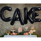Toniful 40 Inch Large Black A Letter Balloons Jumbo Helium Balloons,Foil Mylar Big Alphabet Balloons For Birthday Party Annivers