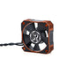 RC Motor Cooling Fan 21000RPM Brushless RC Motor Heatsink 8.4V ESC Cooling Fan Heat Dissipation for 1/10 1/12 1/8 RC Car Orange