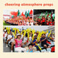 Hooshing 40Pcs Orange Thunder Sticks Cheerleading Plastic Clap Hands Outfit Inflatable Noisemakers For Sports Events Cheering Ba