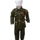 Bookmycostume Cotton National Hero Freedom Fighter Kids Fancy Dress Costume - Green 10-11 Years