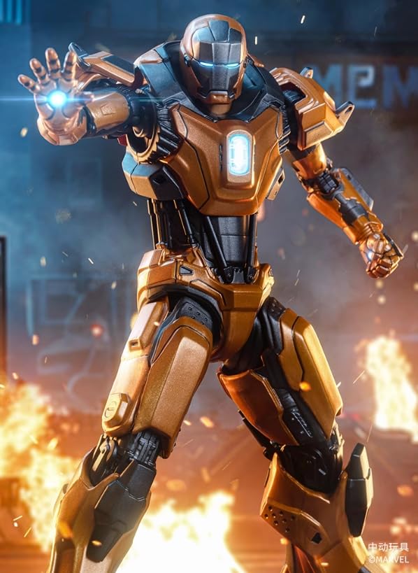 Bowlendix Zhongdong Zdtoys 1/10 Scale Iron Movie Hero 7 Inch Action Figure Mk36